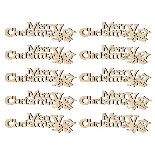 VANZACK 20 Stück Weihnachtsschmuck aus Holz, Natürliches Bastelzubehör für Selbstgemachte Weihnachtsdekoration Und Scrapbooking VANZACK 20 Stück Weihnachtsschmuck aus Holz, Natürliches Bastelzubehör für Selbstgemachte Weihnachtsdekoration Und Scrapbooking von VANZACK