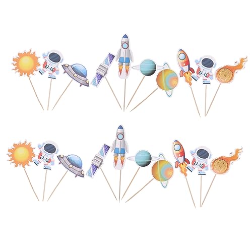VANZACK 20stücke Space Thema Kindergeburtstag Kuchen Dekoration Astronauten Cake Topper Für Kreative Und Lustige Dessertgestaltung Für Geburtstagsfeiern Und Partys VANZACK 20stücke Space Thema Kindergeburtstag Kuchen Dekoration Astronauten Cake Topper Für Kreative Und Lustige Dessertgestaltung Für Geburtstagsfeiern Und Partys von VANZACK