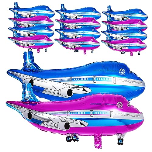 VANZACK 20Stücke Flugzeugballons Aluminiumfolienballons für Geburtstagsfeiern und Partys Auffällige Flugzeug Dekorationen für Jung VANZACK 20Stücke Flugzeugballons Aluminiumfolienballons für Geburtstagsfeiern und Partys Auffällige Flugzeug Dekorationen für Jung von VANZACK