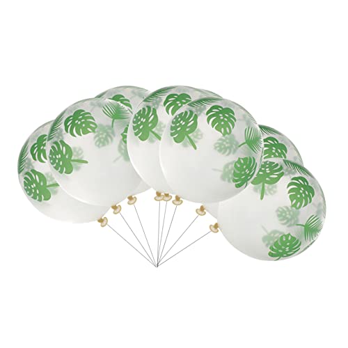 VANZACK 20Stücke Monstera Blattballons für Dschungelpartys Dekorative Luftballons mit Blattdesign für Geburtstagsfeiern und Babypartys Langlebig von VANZACK