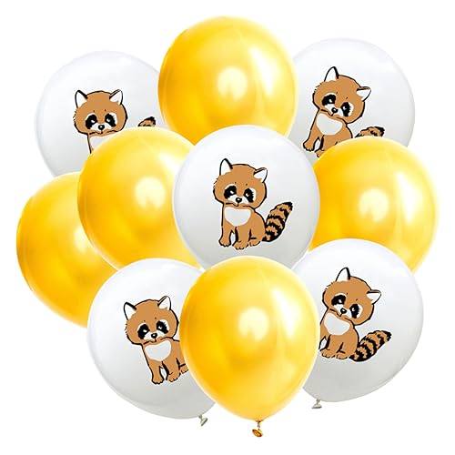 VANZACK 20Stücke Muster Luftballons Dekorative Latexballons für Geburtstagsfeiern Motive Goldene Ballons Champagnerfarbene Paillettenballons von VANZACK