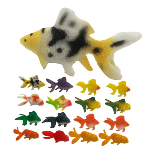 VANZACK 24 Stück Teiliges Miniatur Goldfischmodell aus PVC Realistische Schwimmende Fischfiguren für Aquariumdekoration Gartenzubehör Tischdekoration Vielseitig für Fischteiche Terrarien VANZACK 24 Stück Teiliges Miniatur Goldfischmodell aus PVC Realistische Schwimmende Fischfiguren für Aquariumdekoration Gartenzubehör Tischdekoration Vielseitig für Fischteiche Terrarien von VANZACK