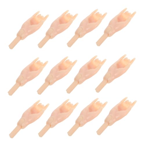 VANZACK 24 Stück Teiliges Miniatur Puppen Hände aus Strapazierfähigem Kunststoff Realistische Bewegliche Handgelenke Kompatibel mit Verschiedenen Puppen für DIY Puppenherstellung und VANZACK 24 Stück Teiliges Miniatur Puppen Hände aus Strapazierfähigem Kunststoff Realistische Bewegliche Handgelenke Kompatibel mit Verschiedenen Puppen für DIY Puppenherstellung und von VANZACK