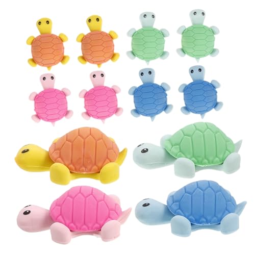 VANZACK 24 Stück Teiliges Schildkröten Radiergummi Bunte Niedliche Schulradierer für Langlebiges Schulbedarf Zubehör für Studenten Büro und Zeichnen Zufällige Farbe Zufällige Farbe VANZACK 24 Stück Teiliges Schildkröten Radiergummi Bunte Niedliche Schulradierer für Langlebiges Schulbedarf Zubehör für Studenten Büro und Zeichnen Zufällige Farbe Zufällige Farbe von VANZACK