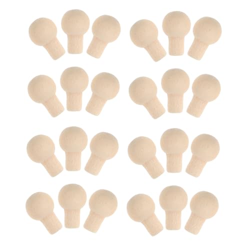 VANZACK 24stücke Miniatur Möbelknöpfe Für Puppenhäuser Hochwertige Holzgriffe Für Türen Möbelzubehör Für Bastelprojekte Maßstab VANZACK 24stücke Miniatur Möbelknöpfe Für Puppenhäuser Hochwertige Holzgriffe Für Türen Möbelzubehör Für Bastelprojekte Maßstab von VANZACK