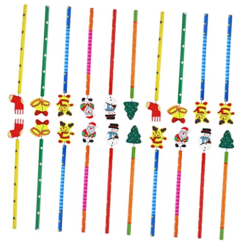 VANZACK 25Stücke Weihnachtsbleistifte für Kreative Holzstifte mit Radiergummi für Weihnachtsfeiern und Kinderpartys VANZACK 25Stücke Weihnachtsbleistifte für Kreative Holzstifte mit Radiergummi für Weihnachtsfeiern und Kinderpartys von VANZACK