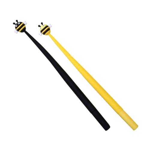 VANZACK 2Stücke Bienenförmiger Gelstift Kreative Silikon Gelstifte Für Handgeschriebene Notizen Partygeschenke Bienenmotiv Büro Und Schulbedarf VANZACK 2Stücke Bienenförmiger Gelstift Kreative Silikon Gelstifte Für Handgeschriebene Notizen Partygeschenke Bienenmotiv Büro Und Schulbedarf von VANZACK