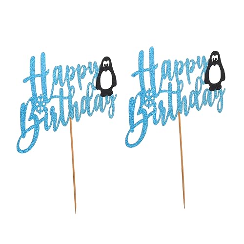 VANZACK 2Stücke Exquisite Kuchen Picks Witzige Foto Requisiten Für Geburtstagsfeiern Elegante Dessert Topper Pinguin Design Für Unvergessliche Feiern Und Süße Anlässe VANZACK 2Stücke Exquisite Kuchen Picks Witzige Foto Requisiten Für Geburtstagsfeiern Elegante Dessert Topper Pinguin Design Für Unvergessliche Feiern Und Süße Anlässe von VANZACK