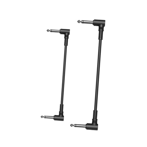 VANZACK 2Stücke Musikinstrumentenkabel für Gitarre Adapter Stromkabel für Effekte Leicht und Tragbar für Zuhause und Auftritte von VANZACK