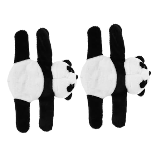 VANZACK 2Stücke Plüsch Panda Slap Armband Süßes Tier Design für Perfektes für Partys und Feste Hochwertiges Material Leicht und Sicher VANZACK 2Stücke Plüsch Panda Slap Armband Süßes Tier Design für Perfektes für Partys und Feste Hochwertiges Material Leicht und Sicher von VANZACK