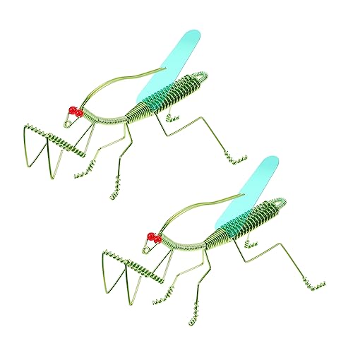 VANZACK 2Stücke Realistische Mantis Ornamente Handgemachte Insektenmodelle für Heimdekoration und Fotorequisiten Langlebig und Kreatives Styling VANZACK 2Stücke Realistische Mantis Ornamente Handgemachte Insektenmodelle für Heimdekoration und Fotorequisiten Langlebig und Kreatives Styling von VANZACK