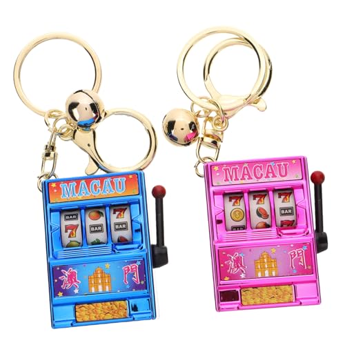 VANZACK 2Stücke Spielautomat Schlüsselanhänger Mini Retro Joystick Bewegliches Lustiger Vegas Souvenir Anhänger Kreatives Für Spielzeugliebhaber VANZACK 2Stücke Spielautomat Schlüsselanhänger Mini Retro Joystick Bewegliches Lustiger Vegas Souvenir Anhänger Kreatives Für Spielzeugliebhaber von VANZACK