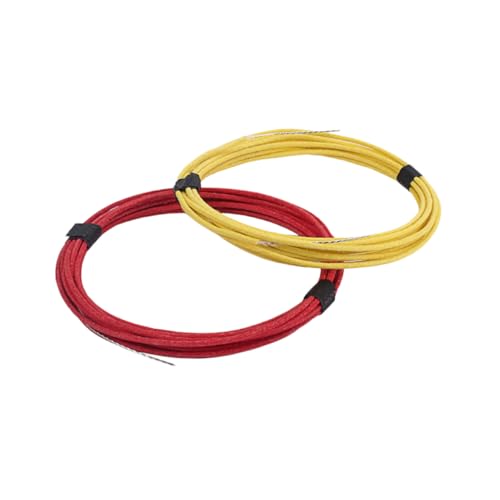 VANZACK 2Stücke Vintage Gitarrendraht Awg Vorverzinntes Pushback für Gitarrenzubehör und Pickup Wiring Langlebig und Einfach zu Löten von VANZACK