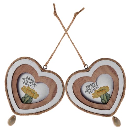 VANZACK 2stücke Holz Bilderrahmen Herzform Holz Foto Rahmen Für Vintage Deko Für Tiny House Hochzeiten Valentinstag Und Projekte VANZACK 2stücke Holz Bilderrahmen Herzform Holz Foto Rahmen Für Vintage Deko Für Tiny House Hochzeiten Valentinstag Und Projekte von VANZACK