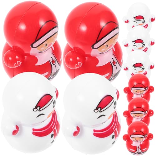 VANZACK 30 Stück Teiliges Mini Weihnachts Tumbler Schneemann Weihnachtsmann Stabile Kunststoff Dekofiguren Tischdekoration Sichere Party Mitgebsel für Familien VANZACK 30 Stück Teiliges Mini Weihnachts Tumbler Schneemann Weihnachtsmann Stabile Kunststoff Dekofiguren Tischdekoration Sichere Party Mitgebsel für Familien von VANZACK