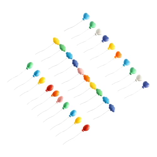 VANZACK 30Stücke Mini Ballondekoration Mini Ballons Für Miniaturhäuser Kreative Deko Für Fotografie Und Bastelprojekte Zubehör Für Kindergeburtstage Und Mehr von VANZACK