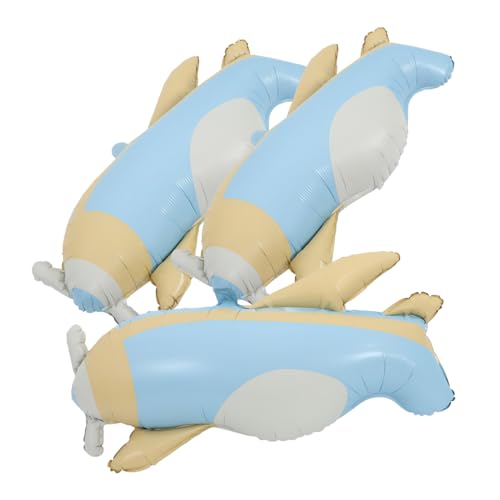 VANZACK 3Stücke Flugzeug Luftballons Aluminiumfolie Geburtstagsdekorationen Für Flugzeug Themenpartys Leicht Zu Verwenden Und Aufzublasen Sicher Und Praktisch VANZACK 3Stücke Flugzeug Luftballons Aluminiumfolie Geburtstagsdekorationen Für Flugzeug Themenpartys Leicht Zu Verwenden Und Aufzublasen Sicher Und Praktisch von VANZACK