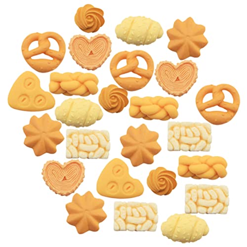 VANZACK 40Stücke Dessert aus Harz Teiliges Liebevolles Brotmuster für Kreative DIY Projekte Handyhüllen Haaraccessoires und Dekorationen Zart von VANZACK