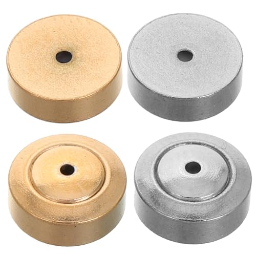 VANZACK 4Stücke Silikon Ohrring Verschlüsse für Ohrstecker Weiche Flache Ohrstopper Langlebige Sicherheits Stopper für Hängende für DIY Design von VANZACK