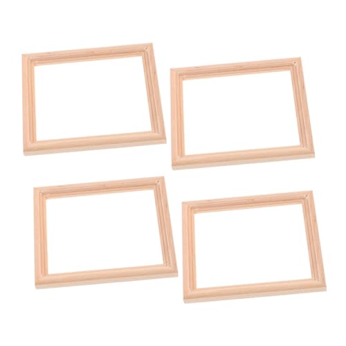 VANZACK 4stücke Teiliges Miniatur-bilderrahmen Holz Für Puppenhäuser Handgefertigte Möbel-Accessoires Zur Dekoration Von Spielzeughäusern Und Miniatur-gärten VANZACK 4stücke Teiliges Miniatur-bilderrahmen Holz Für Puppenhäuser Handgefertigte Möbel-Accessoires Zur Dekoration Von Spielzeughäusern Und Miniatur-gärten von VANZACK