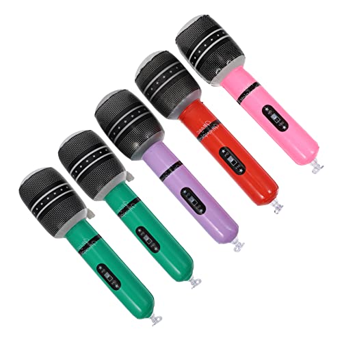 VANZACK 5 Stück Aufblasbares Mikrofon für Zufälligen Farben für Partys Requisiten Sicher und Langlebig Zufällige Farbe Zufällige Farbe VANZACK 5 Stück Aufblasbares Mikrofon für Zufälligen Farben für Partys Requisiten Sicher und Langlebig Zufällige Farbe Zufällige Farbe von VANZACK