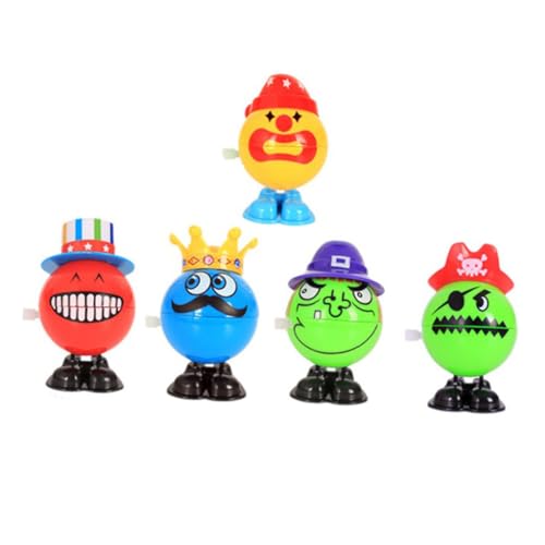 VANZACK 5 Stück Teiliges Halloween Aufziehspielzeug mit Lustigem Design Leicht Sicher Springt durch als Partydeko und Mitgebsel für Zufälliger Stil Kreative Halloween Requisiten VANZACK 5 Stück Teiliges Halloween Aufziehspielzeug mit Lustigem Design Leicht Sicher Springt durch als Partydeko und Mitgebsel für Zufälliger Stil Kreative Halloween Requisiten von VANZACK