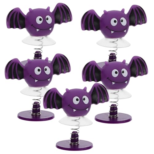 VANZACK 5 Stück Teiliges Halloween Feder Niedliche Springende Fledermaus Figuren Party Deko für Kindergeburtstag und Büro Lustige Mitgebsel für Robustes Frühlingsspielzeug VANZACK 5 Stück Teiliges Halloween Feder Niedliche Springende Fledermaus Figuren Party Deko für Kindergeburtstag und Büro Lustige Mitgebsel für Robustes Frühlingsspielzeug von VANZACK