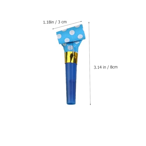 VANZACK 50 Stück Teiliges Partytröten für Kindergeburtstag Lustige Party Blower mit Buntem Design als Fanartikel zum Anfeuern bei Festen Wie Hochzeiten Neujahrspartys und Kinderfeiern von VANZACK