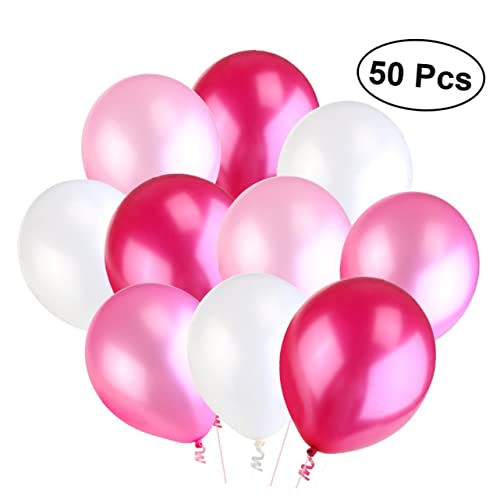 VANZACK 50Stücke Latexballons Weiß Hellrosa Und Hochwertige Luftballons Für Hochzeit Kindergeburtstag Und Partys Kreative Dekoideen Und Festliche von VANZACK