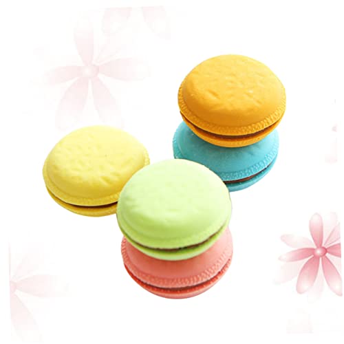 VANZACK 5Stücke Macaron Sandwich Radiergummis Cartoon Radiergummis Für Kreative Schulmaterialien Belohnungen Für Klassenraum Süßes von VANZACK
