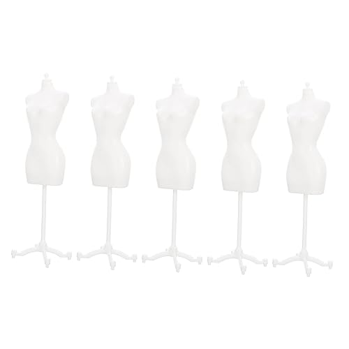VANZACK 5Stücke Puppen Kleidung Rack Mannequin Modellständer Für DIY Puppenhaus Zubehör Weißes Display Für Puppenkleidung Puppen Mode Präsentation Und Kreative Bastelprojekte VANZACK 5Stücke Puppen Kleidung Rack Mannequin Modellständer Für DIY Puppenhaus Zubehör Weißes Display Für Puppenkleidung Puppen Mode Präsentation Und Kreative Bastelprojekte von VANZACK