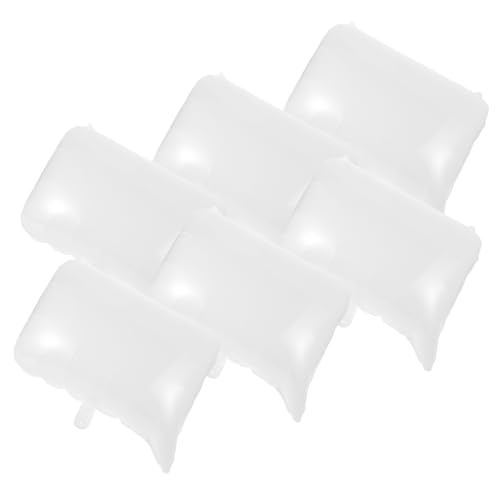 VANZACK 6 Stück Ballon Leere Partydekorationen Aluminiumfolie Weiß VANZACK 6 Stück Ballon Leere Partydekorationen Aluminiumfolie Weiß von VANZACK