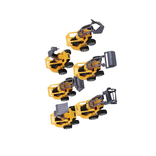 VANZACK 6 Stück Teiliges Bagger Tortendeko Set Cartoon Kuchenverzierung für Geburtstagsfeiern und Partys Vielseitig Einsetzbar als Dekoration für Torten Wohnaccessoire VANZACK 6 Stück Teiliges Bagger Tortendeko Set Cartoon Kuchenverzierung für Geburtstagsfeiern und Partys Vielseitig Einsetzbar als Dekoration für Torten Wohnaccessoire von VANZACK