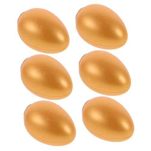 VANZACK 6 Stück Teiliges Goldene Hochzeitseier zum Zerbrechen Vielseitige Dekoration und Partyspiel Stabile Oberfläche Stressabbauendes für Festliche und Geselligkeit VANZACK 6 Stück Teiliges Goldene Hochzeitseier zum Zerbrechen Vielseitige Dekoration und Partyspiel Stabile Oberfläche Stressabbauendes für Festliche und Geselligkeit von VANZACK