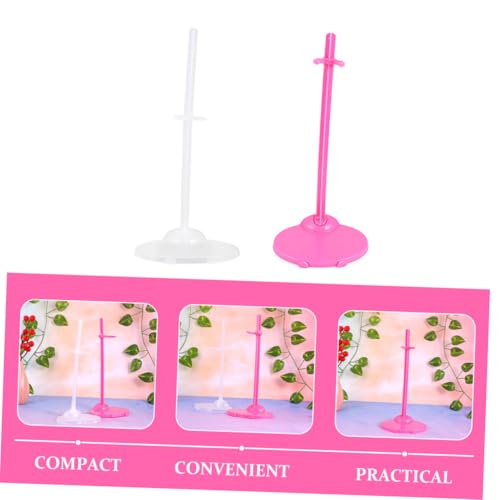 VANZACK 6 Stück Teiliges Puppenständer Stabilem Transparente und Pinke Doll Support Frames für Kreative Indoor doll Displays Einfach zu Verwenden Platzsparend für Kleine Puppen VANZACK 6 Stück Teiliges Puppenständer Stabilem Transparente und Pinke Doll Support Frames für Kreative Indoor doll Displays Einfach zu Verwenden Platzsparend für Kleine Puppen von VANZACK