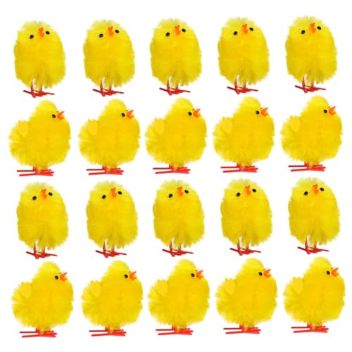 VANZACK 60Stücke Mini Küken Plüsch Figuren Flauschige Deko Für Osterfeiern Kleine Hühner Figuren Süße Dekoration Für Partys Und Festlichkeiten VANZACK 60Stücke Mini Küken Plüsch Figuren Flauschige Deko Für Osterfeiern Kleine Hühner Figuren Süße Dekoration Für Partys Und Festlichkeiten von VANZACK