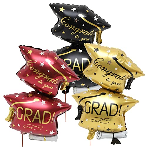 VANZACK 6Stücke Abschluss Hut Ballon Folienballons Und Party Dekoration Für Abschlussfeier Und Gratulation Abschlusshut Ballons Für Feiern Und Events VANZACK 6Stücke Abschluss Hut Ballon Folienballons Und Party Dekoration Für Abschlussfeier Und Gratulation Abschlusshut Ballons Für Feiern Und Events von VANZACK