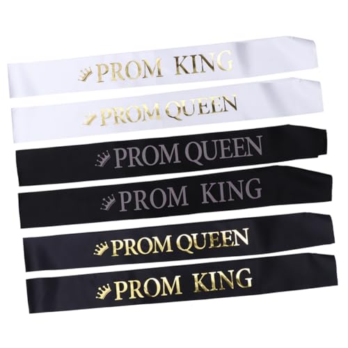 VANZACK 6Stücke Abschlussfeier Schultergurte für Herren und Damen Stilvolle Partydekoration Zufälligen Farben und Designs für Prom und Queen Feierlichkeiten VANZACK 6Stücke Abschlussfeier Schultergurte für Herren und Damen Stilvolle Partydekoration Zufälligen Farben und Designs für Prom und Queen Feierlichkeiten von VANZACK