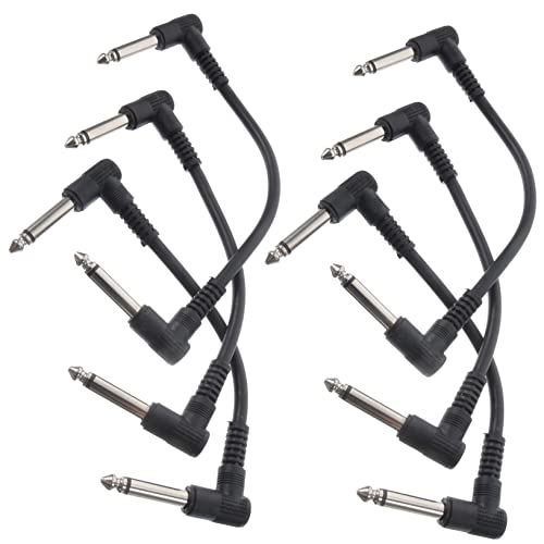 VANZACK 6Stücke Gitarren Patchkabel Elektrisches Bass Audiokabel Effektkabel für Gitarre und Musikinstrumente Langlebig und Leicht für Effekte VANZACK 6Stücke Gitarren Patchkabel Elektrisches Bass Audiokabel Effektkabel für Gitarre und Musikinstrumente Langlebig und Leicht für Effekte von VANZACK