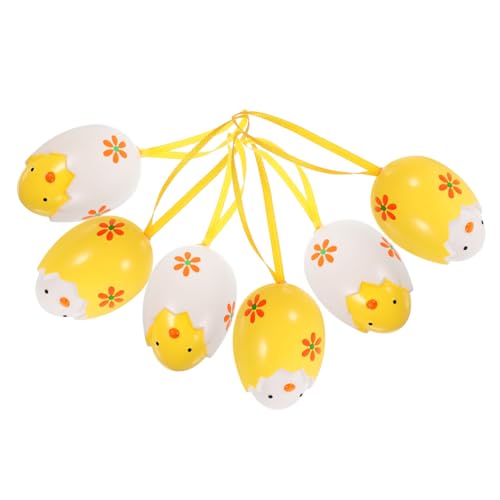 VANZACK 6Stücke Hängende Ostereier Dekorationen Kunststoff Ostereier Für Ostern Osterdekoration Für Zuhause Und Garten DIY Projekte Und Kinderaktivitäten VANZACK 6Stücke Hängende Ostereier Dekorationen Kunststoff Ostereier Für Ostern Osterdekoration Für Zuhause Und Garten DIY Projekte Und Kinderaktivitäten von VANZACK