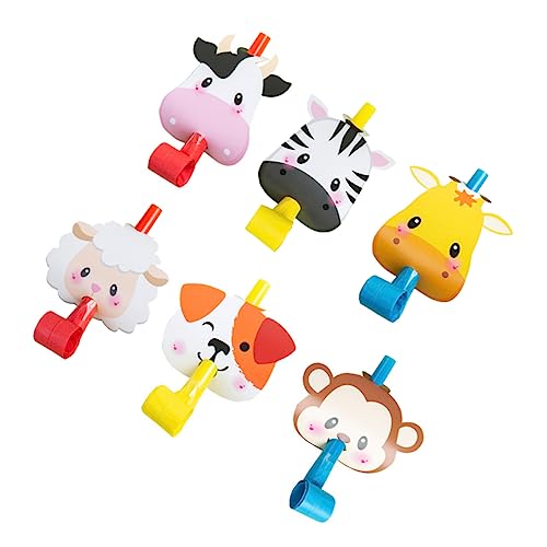 VANZACK 6Stücke Party Blowouts Pfeifen Geburtstagsfeier Für Lustige Party Gebläse Für Geburtstagsfeiern Jubiläen Und Feste von VANZACK