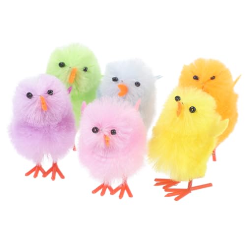 VANZACK 6Stücke Plüsch Deko Flauschige Mini Küken Für Ostern Niedliche Osterdekorationen Und Partygeschenke Höhe Ca Eiersuche Und Frühlingsfeiern VANZACK 6Stücke Plüsch Deko Flauschige Mini Küken Für Ostern Niedliche Osterdekorationen Und Partygeschenke Höhe Ca Eiersuche Und Frühlingsfeiern von VANZACK
