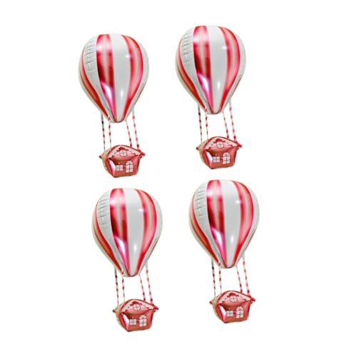 VANZACK 8 Stück Teiliges Hot Air Foil Balloon in Rot Aluminium Folienballons Geburtstags und Babyparty Deko Langlebig Luftdicht Kinderfreundlich Partydekoration VANZACK 8 Stück Teiliges Hot Air Foil Balloon in Rot Aluminium Folienballons Geburtstags und Babyparty Deko Langlebig Luftdicht Kinderfreundlich Partydekoration von VANZACK