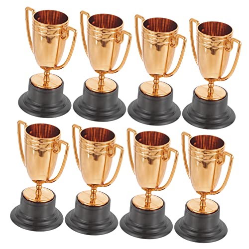 VANZACK 8Stücke Mini Trophäen Aus Gold Und Auszeichnungen Für Teilnahme Trophäen Für Sportveranstaltungen Belohnungen Und Preise Für Spiele von VANZACK