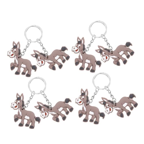 VANZACK 8Stücke Schlüsselanhänger PVC Tier Schlüsselanhänger Für Geburtstags Gastgeschenke Und Party Preise Niedliche Taschenanhänger von VANZACK