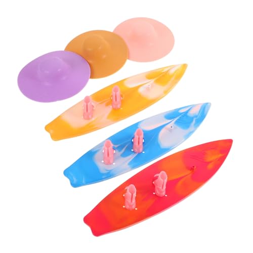 VANZACK 9 Stück Teiliges Mini Surfboard mit Puppenhut und Boots für Teenager und Erwachsene Tortendeko für Sommer Hawaii Partys Strand Themen VANZACK 9 Stück Teiliges Mini Surfboard mit Puppenhut und Boots für Teenager und Erwachsene Tortendeko für Sommer Hawaii Partys Strand Themen von VANZACK