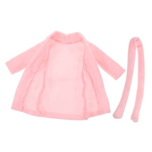 VANZACK Bademantel Für Puppen Mini Bademantel Outfit Mit Kleidung Zubehör Für Puppen Puppenkleidung Und Accessoires Für Kreative Rollenspiele von VANZACK