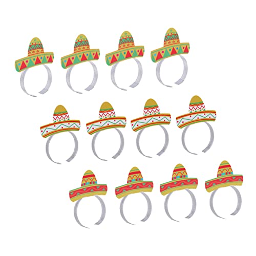 VANZACK Cinco De Mayo Party Papier Haarreifen Teiliges Gemischte Haarschmuck Stirnbänder aus Hochwertigem Papier für Damen Dekorativ und Langlebig für Mexikanische Festlichkeiten und von VANZACK
