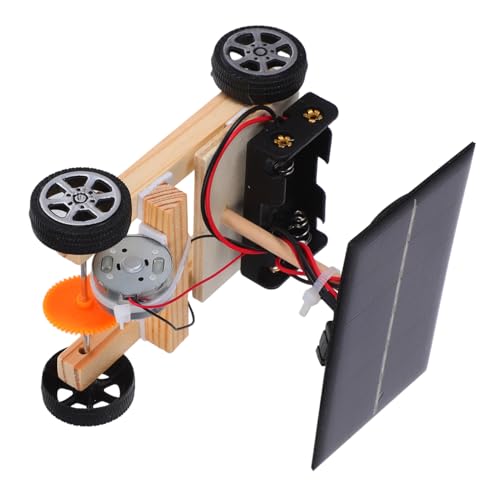 VANZACK DIY Solar Auto Holzbausatz für Kreatives Engineering mit Fördert und Logische Fähigkeiten Sicher und Langlebig für Jungen von VANZACK