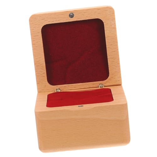VANZACK Elegante Buchenholz Ringbox für Verlobungsringe Hochzeitsschmuck Aufbewahrung Langlebige Holz Schmuckschatulle mit Schlitz für Ringe und Ohrringe für Braut und Besondere Anlässe VANZACK Elegante Buchenholz Ringbox für Verlobungsringe Hochzeitsschmuck Aufbewahrung Langlebige Holz Schmuckschatulle mit Schlitz für Ringe und Ohrringe für Braut und Besondere Anlässe von VANZACK